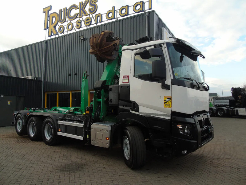 Renault C 480 + BOB 165S2 + HOOK + 8X4 + NEW NEW! 146KM - Crane truck: picture 3 Renault C 480 + BOB 165S2 + HOOK + 8X4 + NEW NEW! 146KM - Crane truck: picture 3