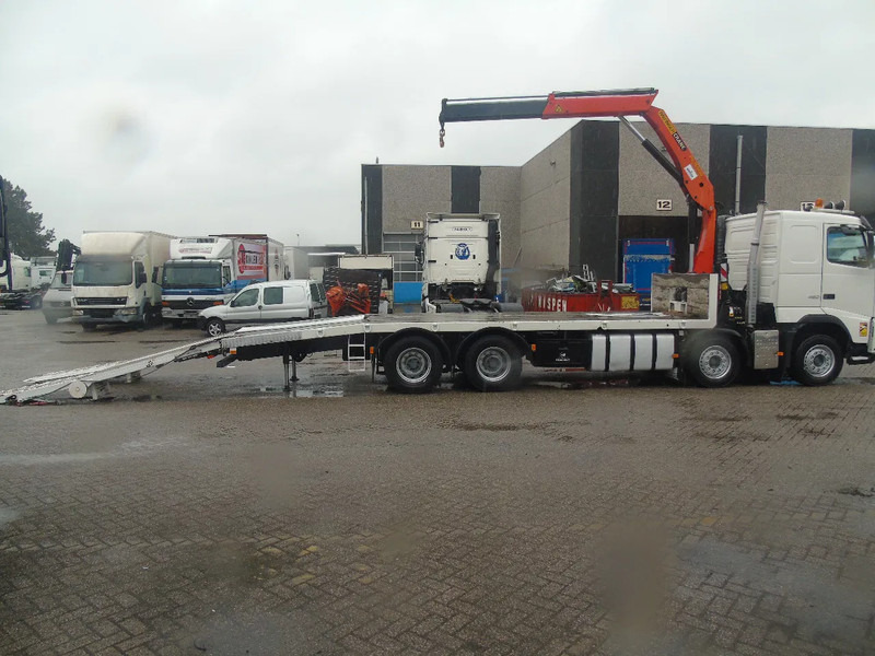 Volvo FH 460 + 8X4 + PALFINGER PK15500 + MANUAL + euro 5 - Autotransporter truck, Crane truck: picture 2 Volvo FH 460 + 8X4 + PALFINGER PK15500 + MANUAL + euro 5 - Autotransporter truck, Crane truck: picture 2