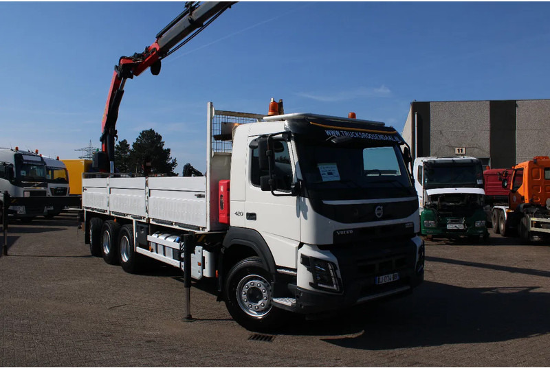 Crane truck Volvo FMX 420 + PALFINGER 34002 SH F + 8X4 + EURO 6 + STEERING: picture 11