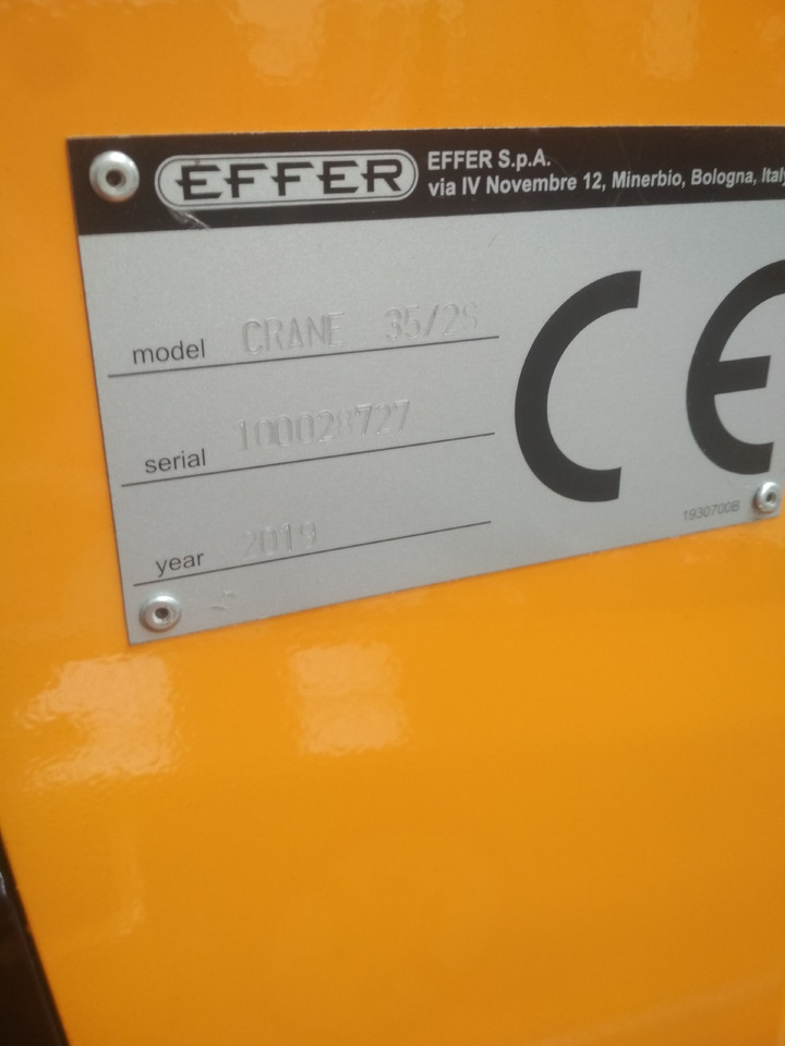 Effer 35 S - Crane: picture 5 Effer 35 S - Crane: picture 5