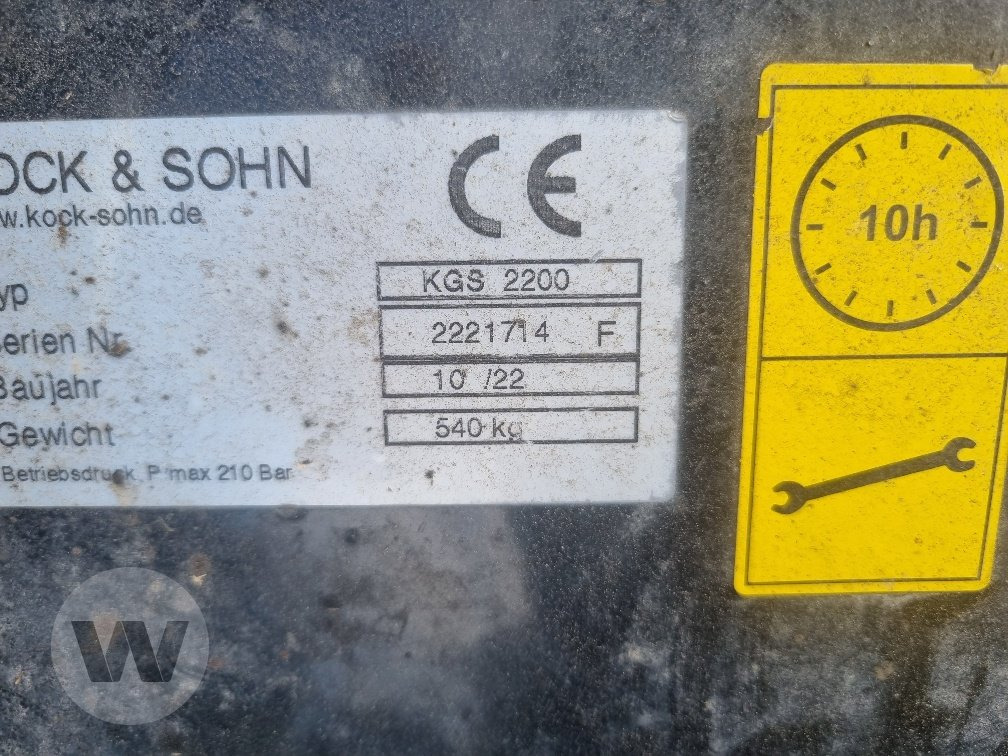 Kock & Sohn GS 2200 - Silage equipment: picture 3 Kock & Sohn GS 2200 - Silage equipment: picture 3