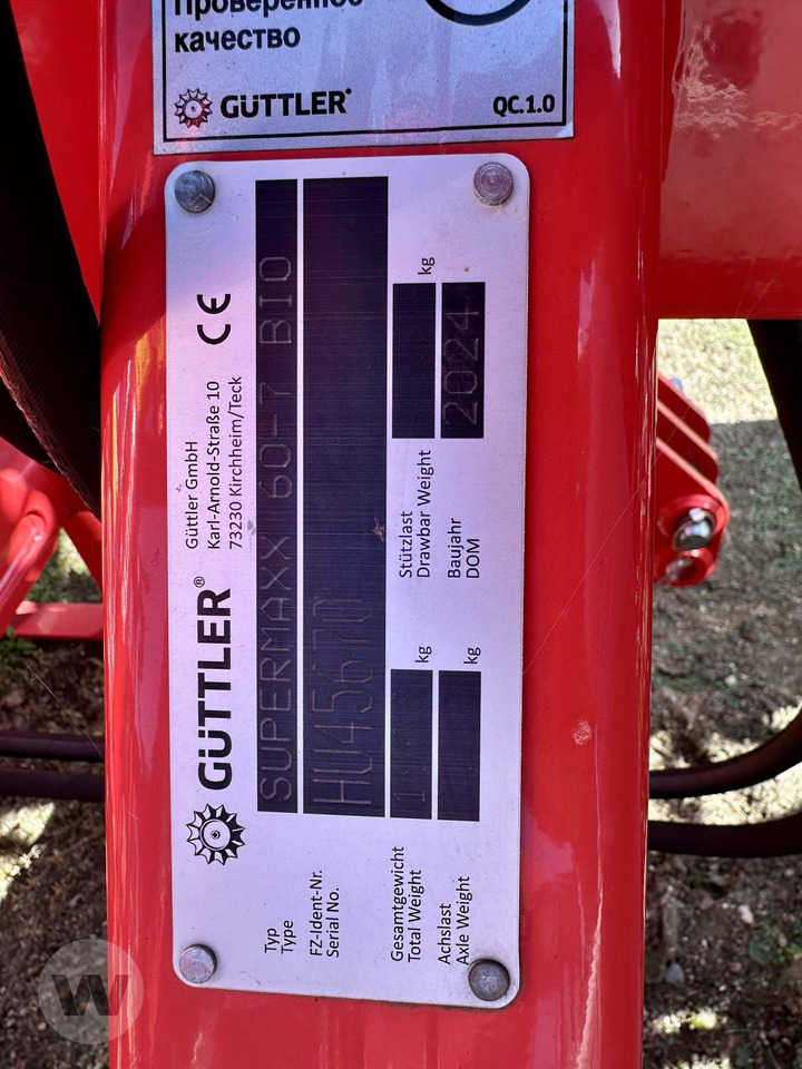 Güttler SUPERMAXX BIO 60-7 - Other machinery: picture 2 Güttler SUPERMAXX BIO 60-7 - Other machinery: picture 2