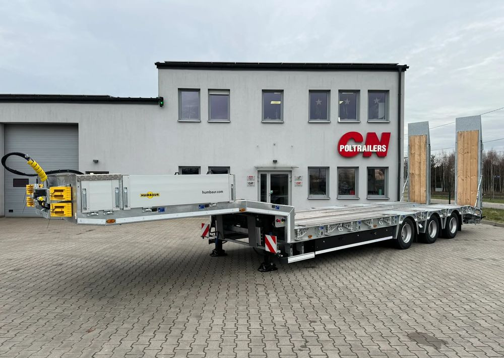 Humbaur Ocynkowana rama, Twarde drewno, W pełni hydrauliczne rampy - Low loader semi-trailer: picture 1 Humbaur Ocynkowana rama, Twarde drewno, W pełni hydrauliczne rampy - Low loader semi-trailer: picture 1