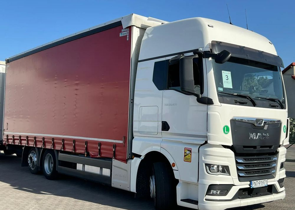 MAN TGX 26.470 z przyczepą Redos - Curtain side truck, Curtainsider trailer: picture 3 MAN TGX 26.470 z przyczepą Redos - Curtain side truck, Curtainsider trailer: picture 3