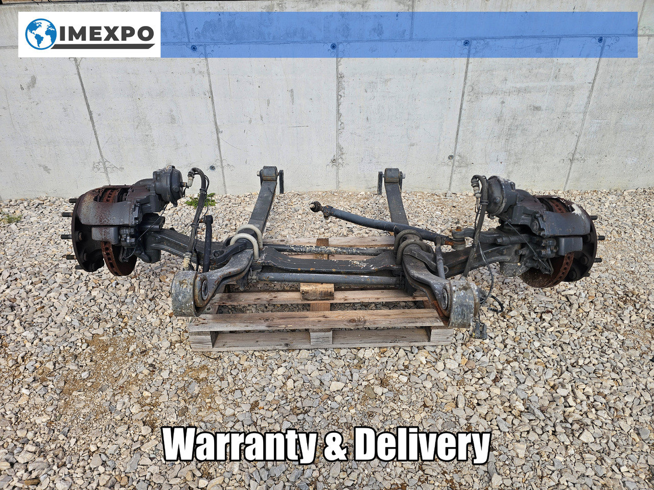 RENAULT RANGE T EURO 6 / COMPLETE FRONT AXLE - Front axle: picture 1 RENAULT RANGE T EURO 6 / COMPLETE FRONT AXLE - Front axle: picture 1