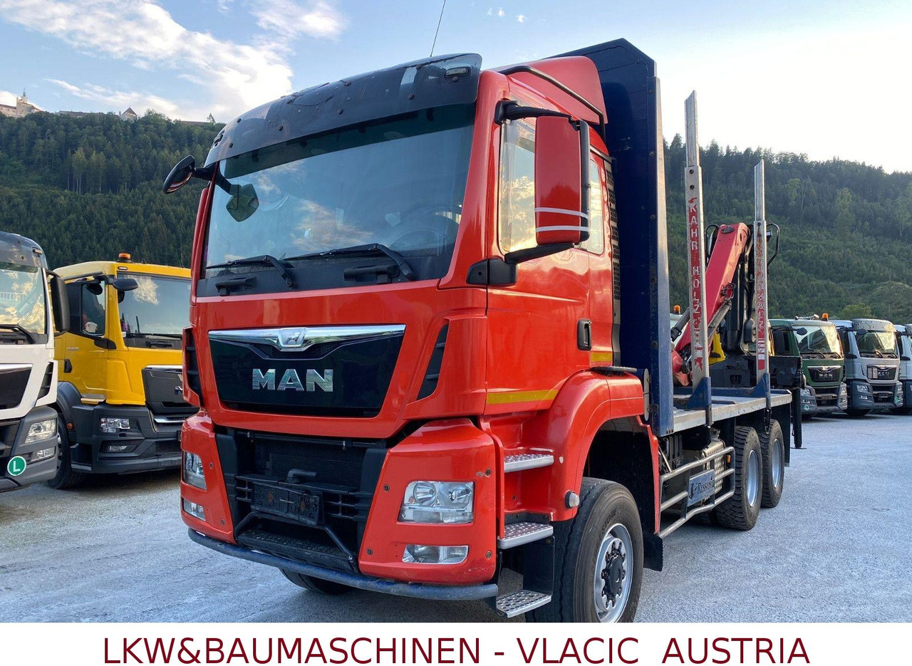 MAN TGS Holztransporter mit Kran Palfinger MAN TGS 33.480 6x6Holztransporter mit Kran Palfinger - Timber truck, Crane truck: picture 1 MAN TGS Holztransporter mit Kran Palfinger MAN TGS 33.480 6x6Holztransporter mit Kran Palfinger - Timber truck, Crane truck: picture 1