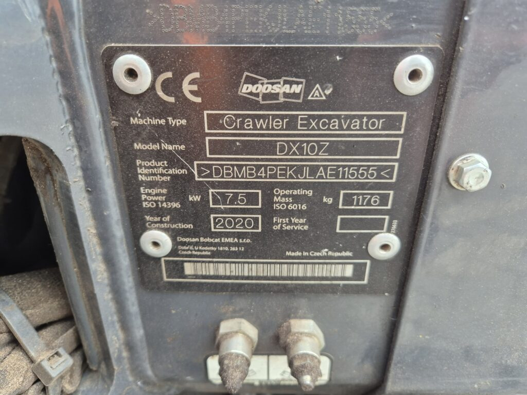 Mini excavator DOOSAN DX10Z: picture 17