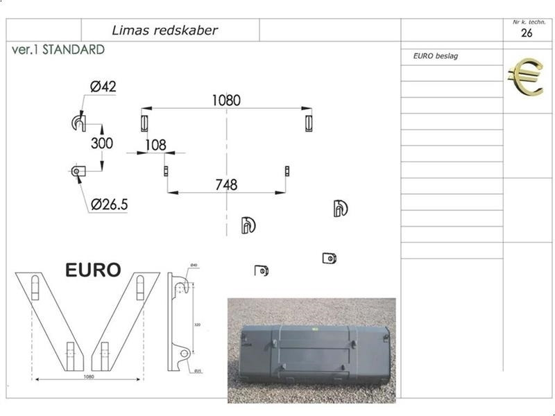 Limas Balletang Balletang med EURO - Clamp for Agricultural machinery: picture 2 Limas Balletang Balletang med EURO - Clamp for Agricultural machinery: picture 2