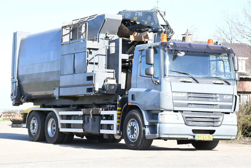 DAF CF75/310 FAN !!KRAAN/HAAK!!PERSCONTAINER!!HIGH PRESURRE CLEANING!!HOGEDRUK REINIGING!!HOCH DRUCK WASHEN SYSTEM!!REINIGING!GEJO B - Hook lift truck, Crane truck: picture 2 DAF CF75/310 FAN !!KRAAN/HAAK!!PERSCONTAINER!!HIGH PRESURRE CLEANING!!HOGEDRUK REINIGING!!HOCH DRUCK WASHEN SYSTEM!!REINIGING!GEJO B - Hook lift truck, Crane truck: picture 2