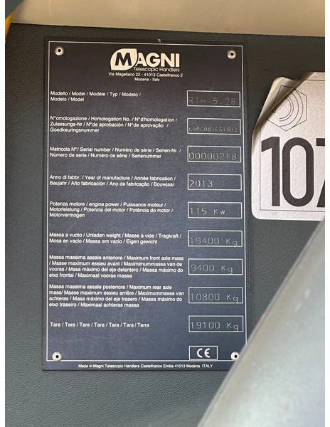 Loader MAGNI RTH 5.26!!ROTO!! FULL OPTIONS!!: picture 13