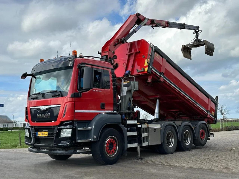 MAN TGS 35.400 8X4 TRIPLE!! EURO6!! Z-KRAAN/KIPPER!!TOP!! - Tipper, Crane truck: picture 3 MAN TGS 35.400 8X4 TRIPLE!! EURO6!! Z-KRAAN/KIPPER!!TOP!! - Tipper, Crane truck: picture 3