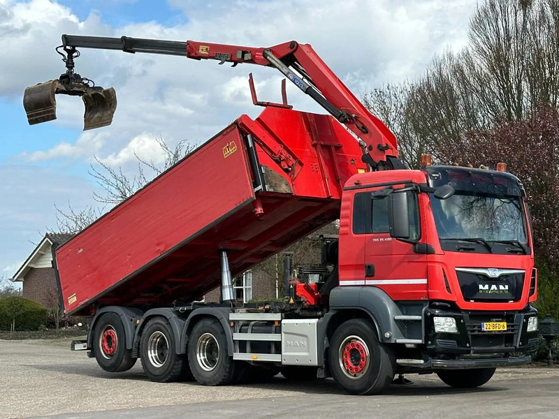 MAN TGS 35.400 8X4 TRIPLE!! EURO6!! Z-KRAAN/KIPPER!!TOP!! - Tipper, Crane truck: picture 1 MAN TGS 35.400 8X4 TRIPLE!! EURO6!! Z-KRAAN/KIPPER!!TOP!! - Tipper, Crane truck: picture 1