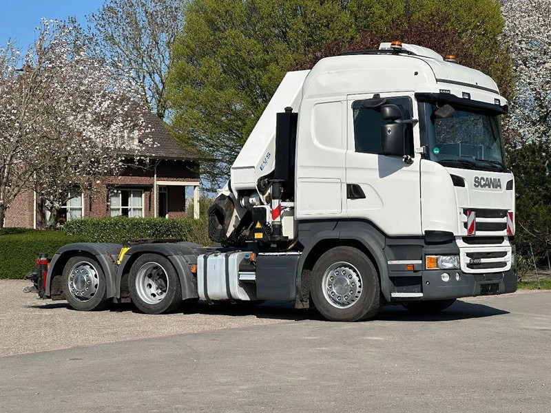 Scania R450 6x2 !!TRACTOR!!!CRANE/GRUE/HMF 50TM!!TOP!EURO6!! - Tractor unit: picture 5 Scania R450 6x2 !!TRACTOR!!!CRANE/GRUE/HMF 50TM!!TOP!EURO6!! - Tractor unit: picture 5