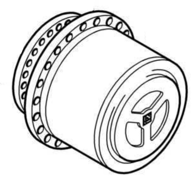 Bomag 05901806R - R916218480 - Final drive for Construction machinery: picture 1 Bomag 05901806R - R916218480 - Final drive for Construction machinery: picture 1