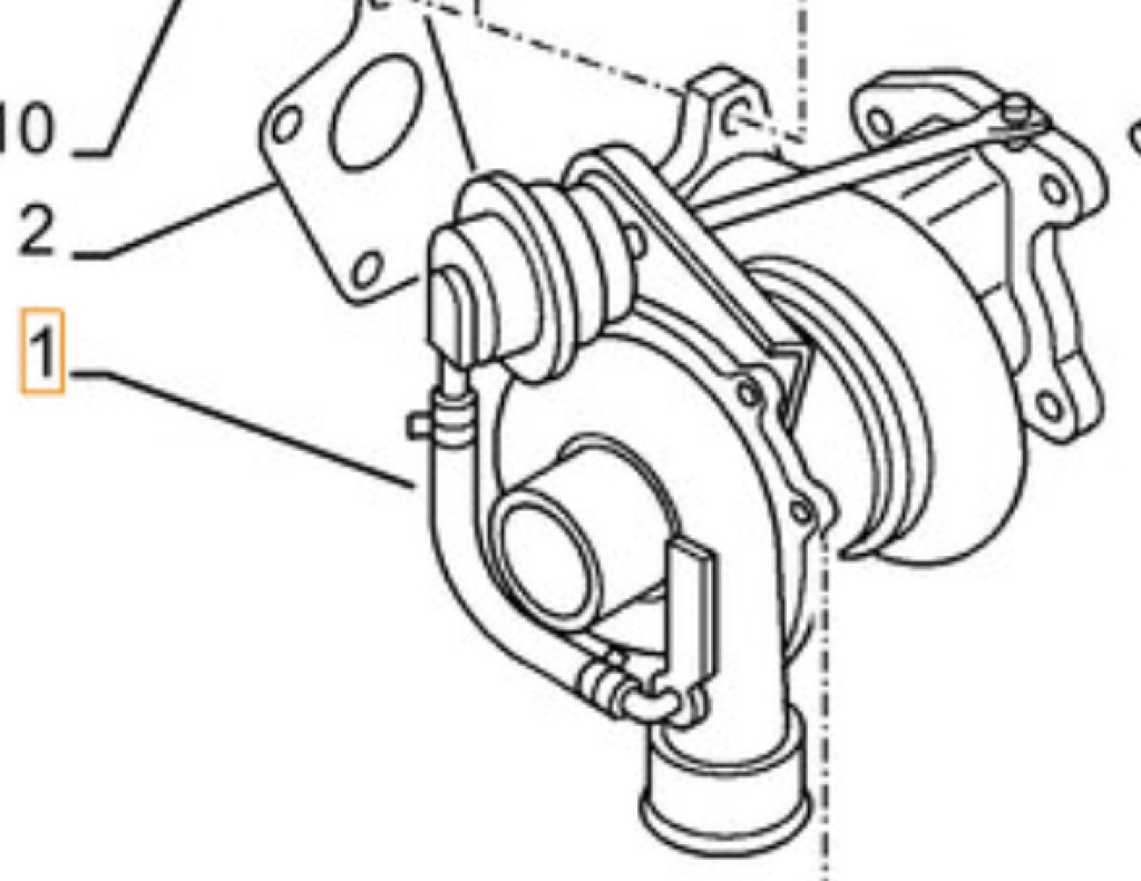 Case 47489786R - Turbo for Construction machinery: picture 1 Case 47489786R - Turbo for Construction machinery: picture 1