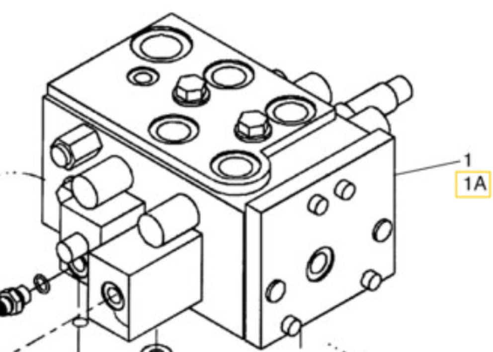 Case 87411112 - 8605563 - Hydraulic valve for Construction machinery: picture 1 Case 87411112 - 8605563 - Hydraulic valve for Construction machinery: picture 1