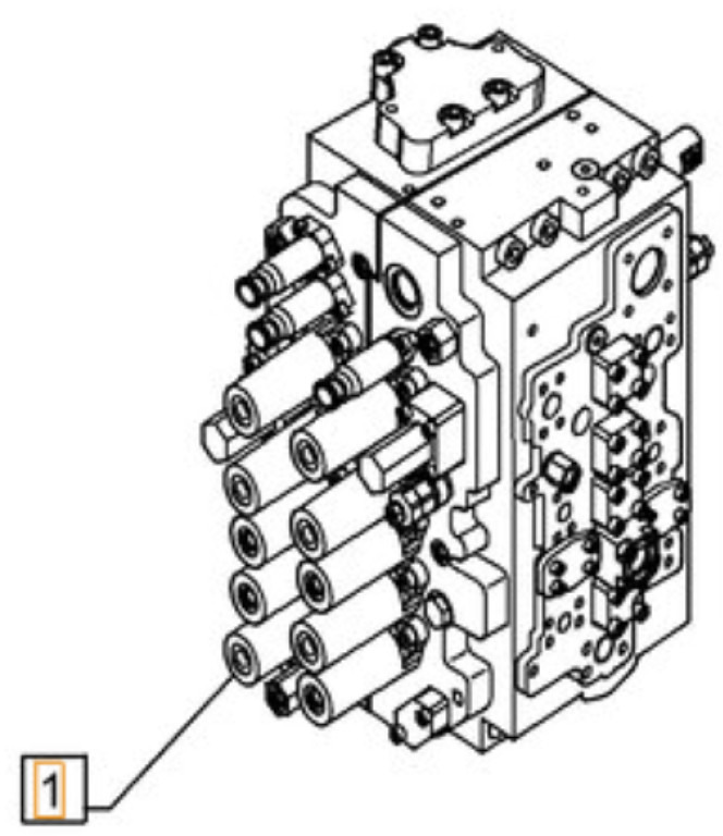 Case KSJ18312 - Hydraulic valve for Construction machinery: picture 1 Case KSJ18312 - Hydraulic valve for Construction machinery: picture 1
