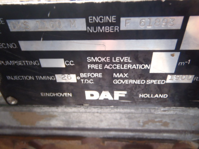 Daf 1160M DKS - - Engine for Construction machinery: picture 5 Daf 1160M DKS - - Engine for Construction machinery: picture 5