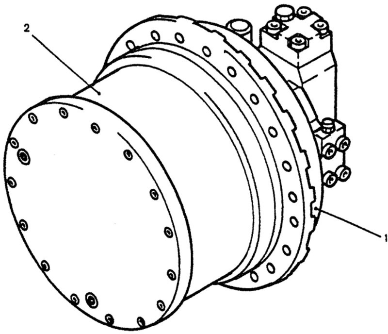 Kobelco YN53D00001F2 - YN15V00003F1 - Final drive for Construction machinery: picture 1 Kobelco YN53D00001F2 - YN15V00003F1 - Final drive for Construction machinery: picture 1