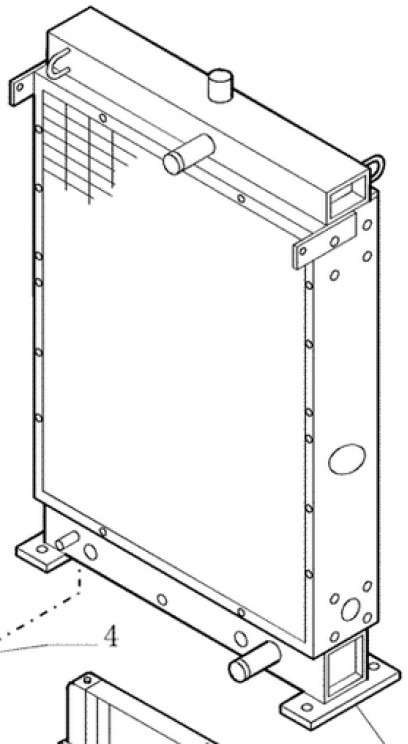 New Holland 76081144 - 76071724 - Radiator for Construction machinery: picture 1 New Holland 76081144 - 76071724 - Radiator for Construction machinery: picture 1