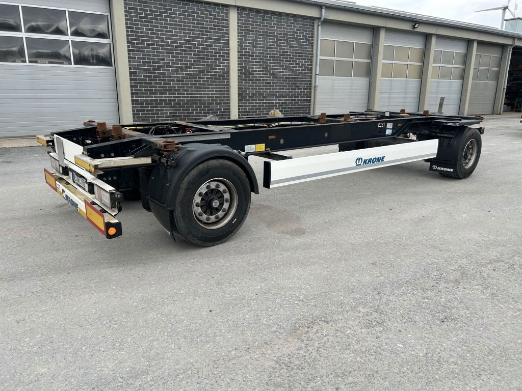 Krone 2 Achswechselfahrgestell, Typ: MAXI AZW 18 eL3B7 - Container transporter/ Swap body trailer: picture 1 Krone 2 Achswechselfahrgestell, Typ: MAXI AZW 18 eL3B7 - Container transporter/ Swap body trailer: picture 1