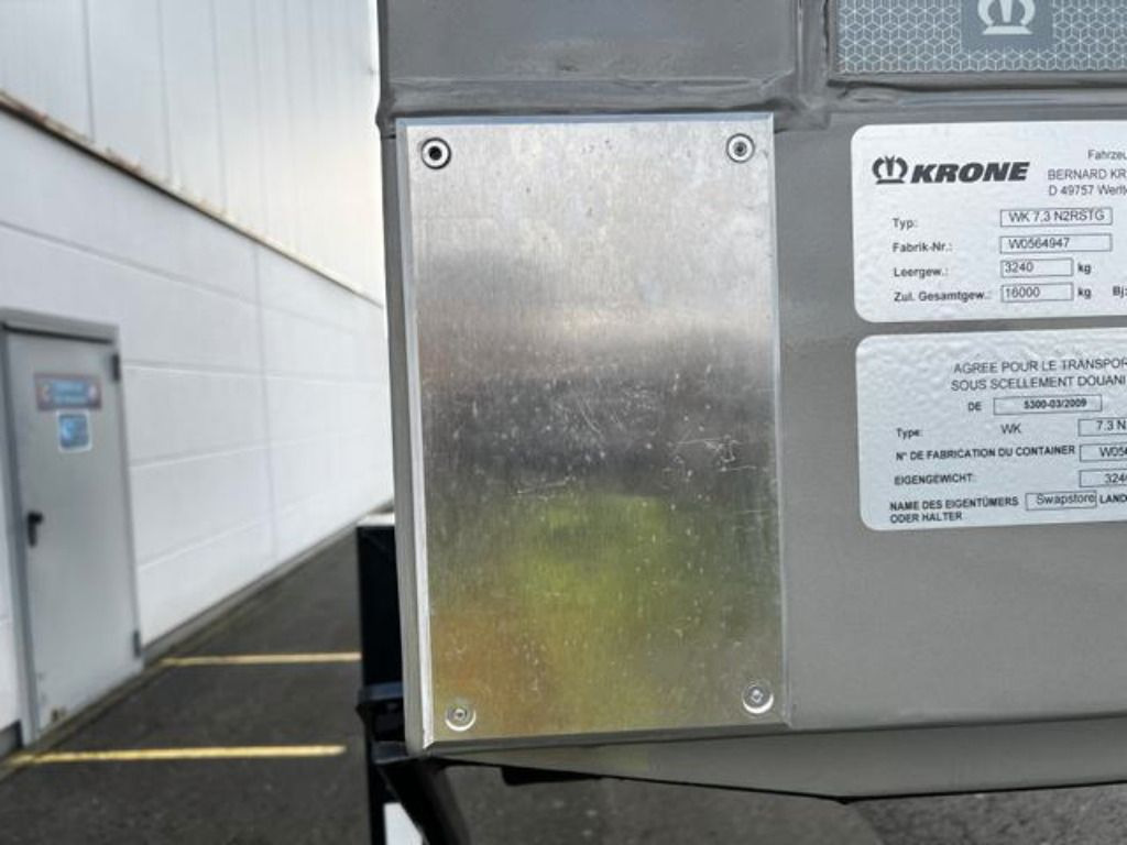 Swap body - box Krone Wechselkoffer Heck Alu.- Rolltor: picture 10 Swap body - box Krone Wechselkoffer Heck Alu.- Rolltor: picture 10