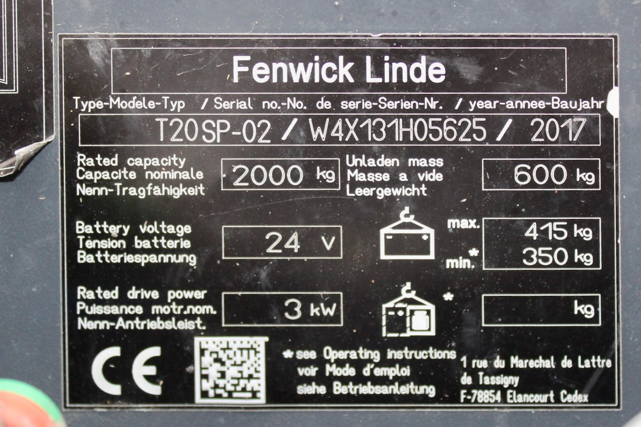 Pallet truck Linde T 20 SP: picture 7