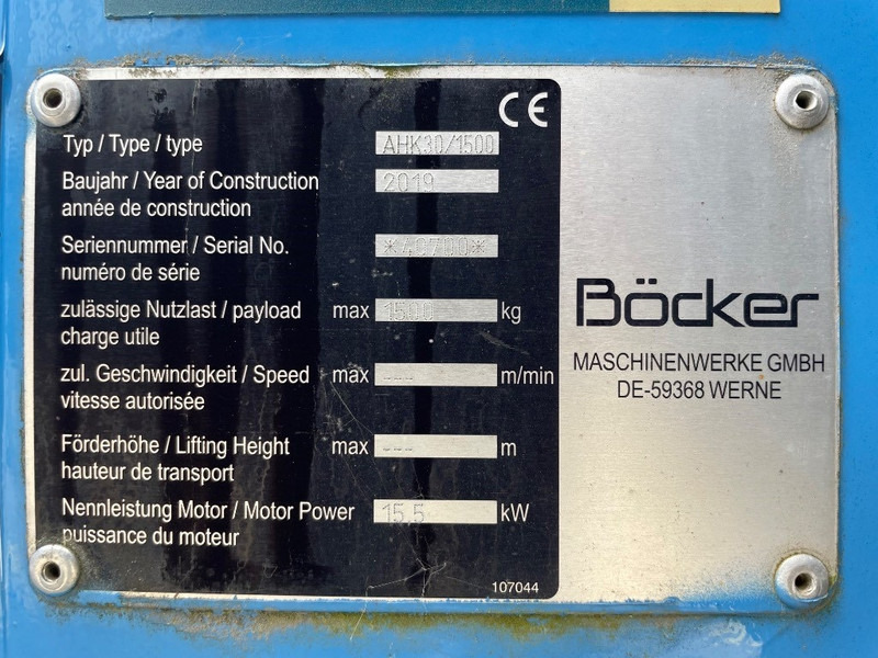 Böcker AHK 30/1500 - All terrain crane: picture 3 Böcker AHK 30/1500 - All terrain crane: picture 3