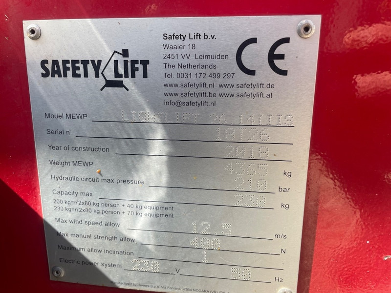 Hinowa Lightlift 26.14 III S - Articulated boom: picture 3 Hinowa Lightlift 26.14 III S - Articulated boom: picture 3