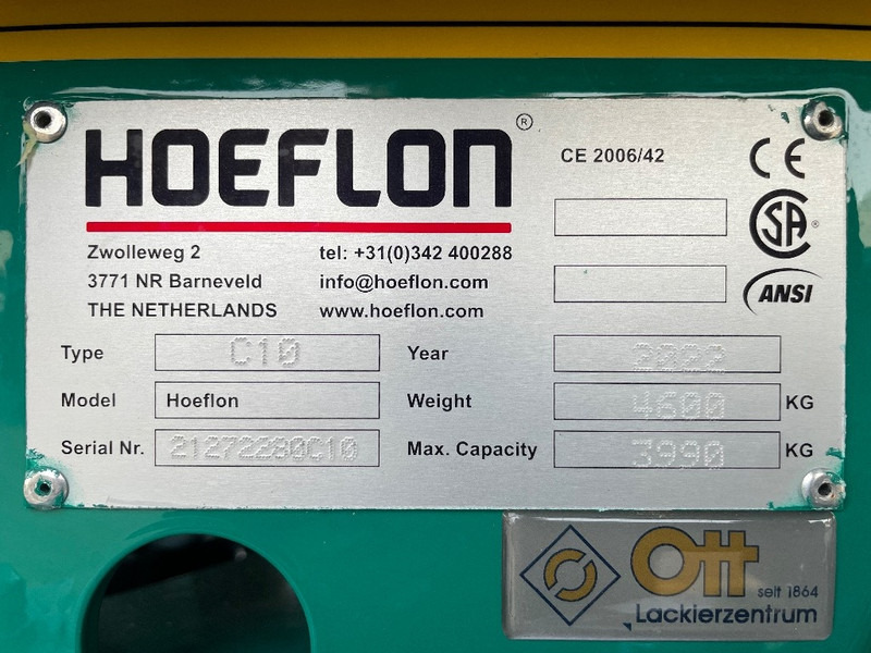 Hoeflon C 10 - Mini crane: picture 3 Hoeflon C 10 - Mini crane: picture 3