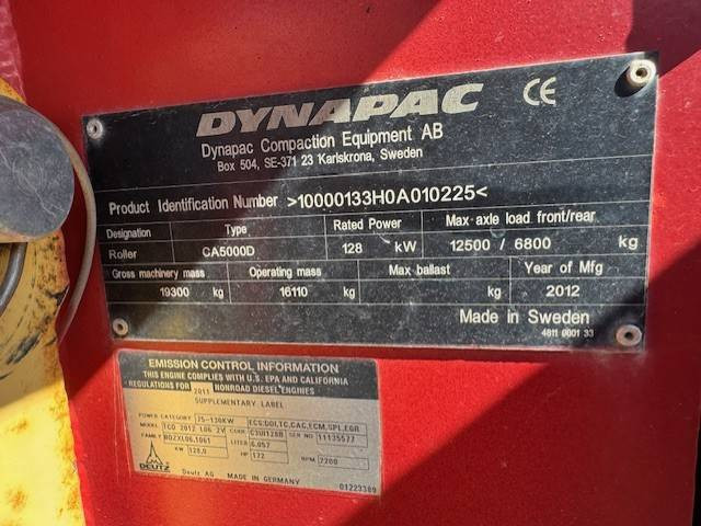 Roller Dynapac CA 5000D, Vält: picture 16