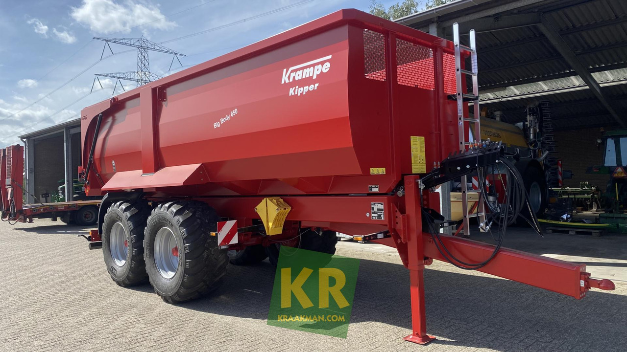 New Farm tipping trailer/ Dumper BIG BODY 650 Krampe: picture 1