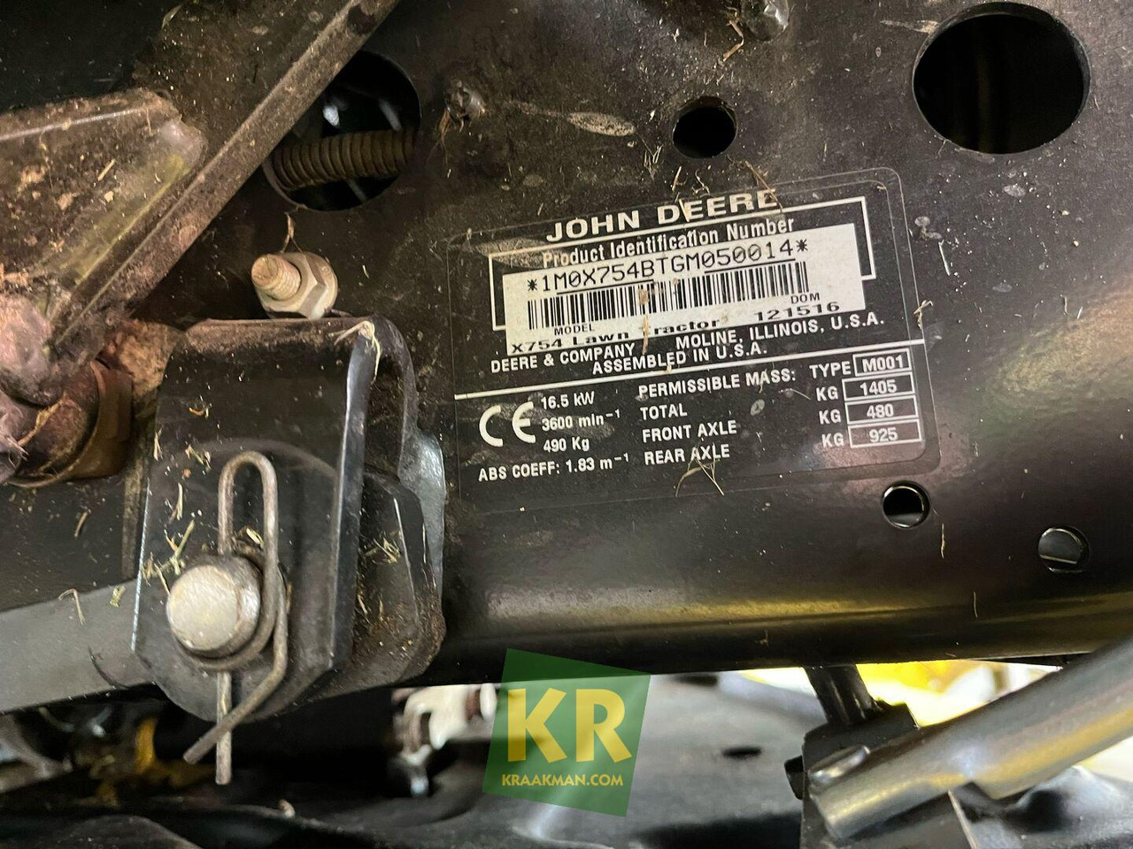 John Deere X754 - Garden mower: picture 1 John Deere X754 - Garden mower: picture 1