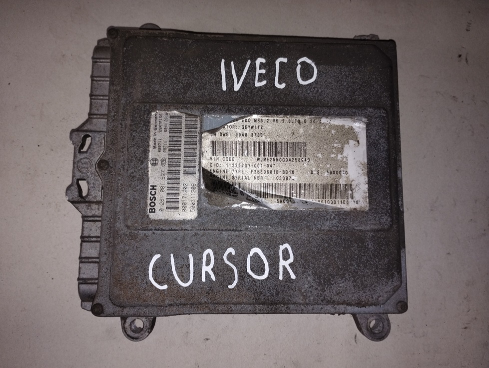 STEROWNIK SILNIKA IVECO CURSOR 0281001527 F3BE0681 D 500311206 - ECU: picture 1 STEROWNIK SILNIKA IVECO CURSOR 0281001527 F3BE0681 D 500311206 - ECU: picture 1