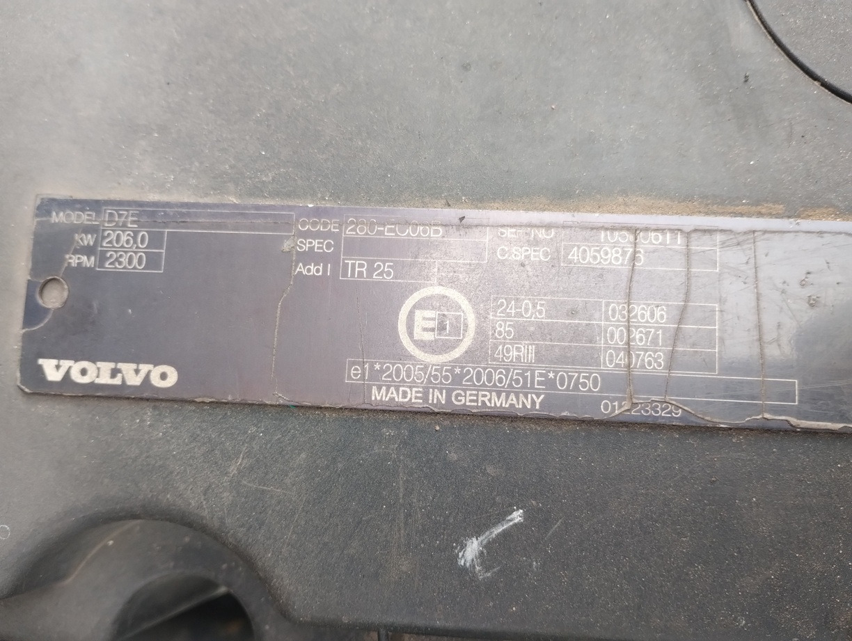 Silnik Volvo FL FE 280 F7E EC06B EURO 5 - Engine and parts: picture 3 Silnik Volvo FL FE 280 F7E EC06B EURO 5 - Engine and parts: picture 3