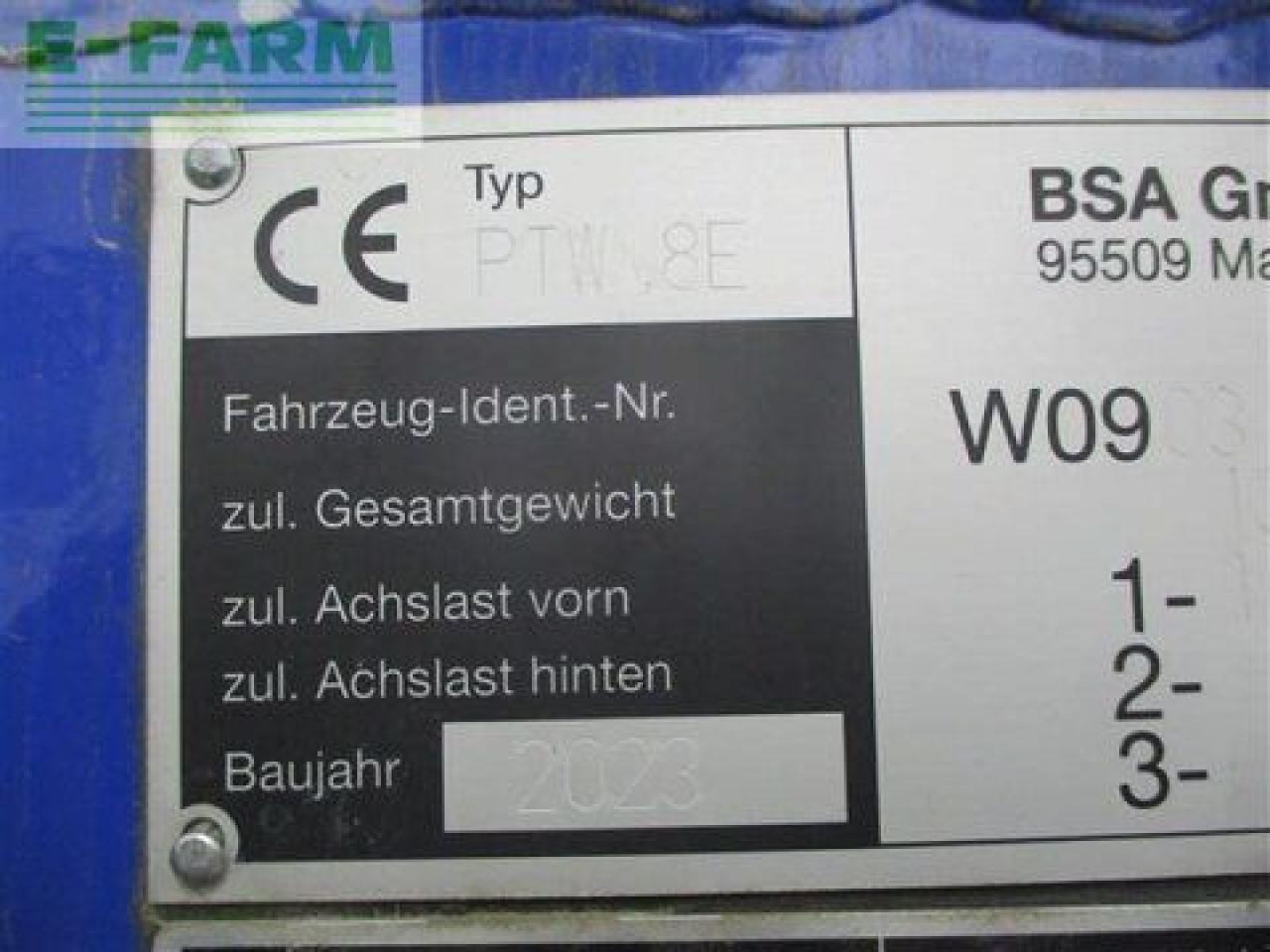 Slurry tanker BSA ptw 8 e edelweiss-edition: picture 19