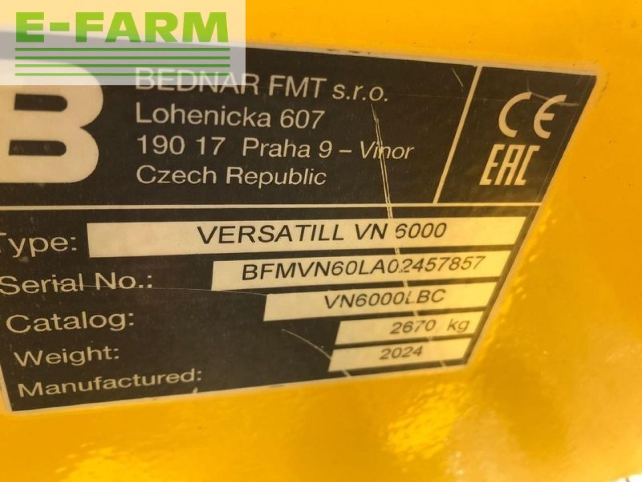Cultivator Bednar versatill vn 6000 l: picture 7