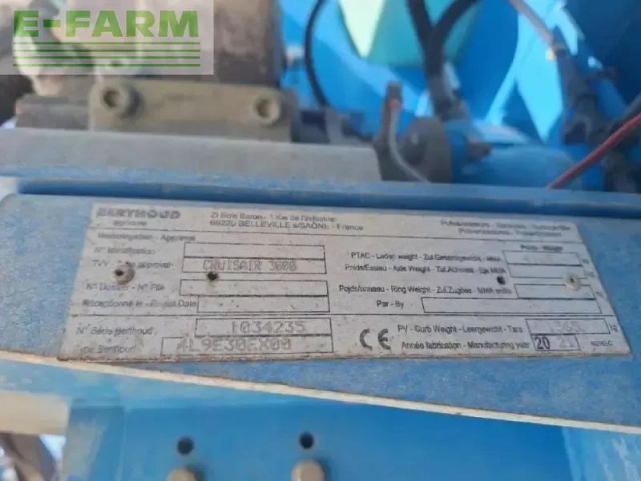 Berthoud cruis'air - Trailed sprayer: picture 2 Berthoud cruis'air - Trailed sprayer: picture 2