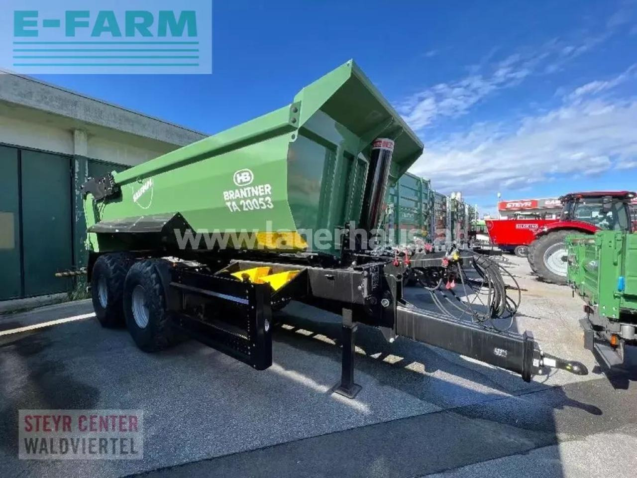 Brantner ta 20053 half-pipe - Farm tipping trailer/ Dumper: picture 1 Brantner ta 20053 half-pipe - Farm tipping trailer/ Dumper: picture 1