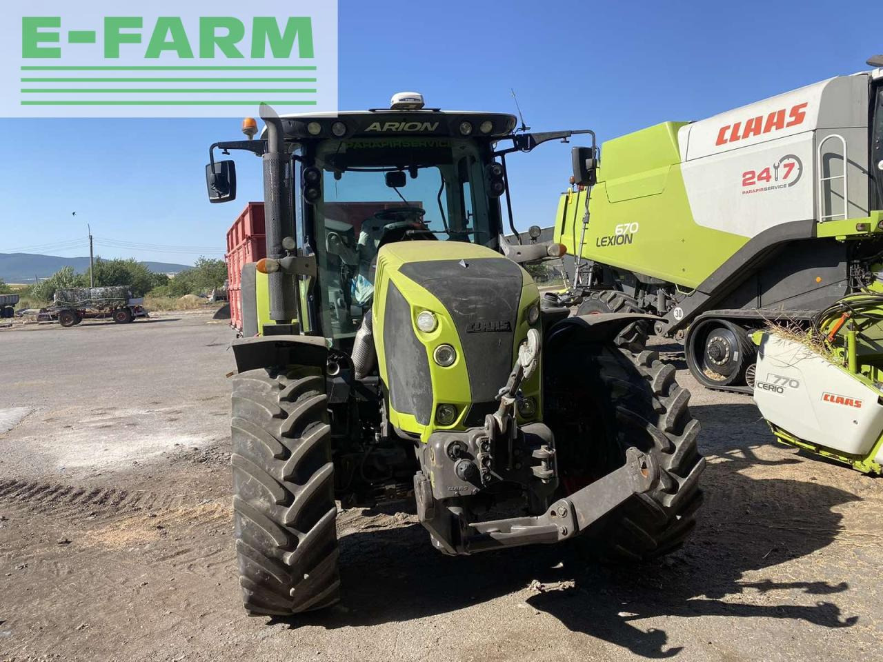 Farm tractor CLAAS ARION 550 CMATIC CMATIC: picture 6