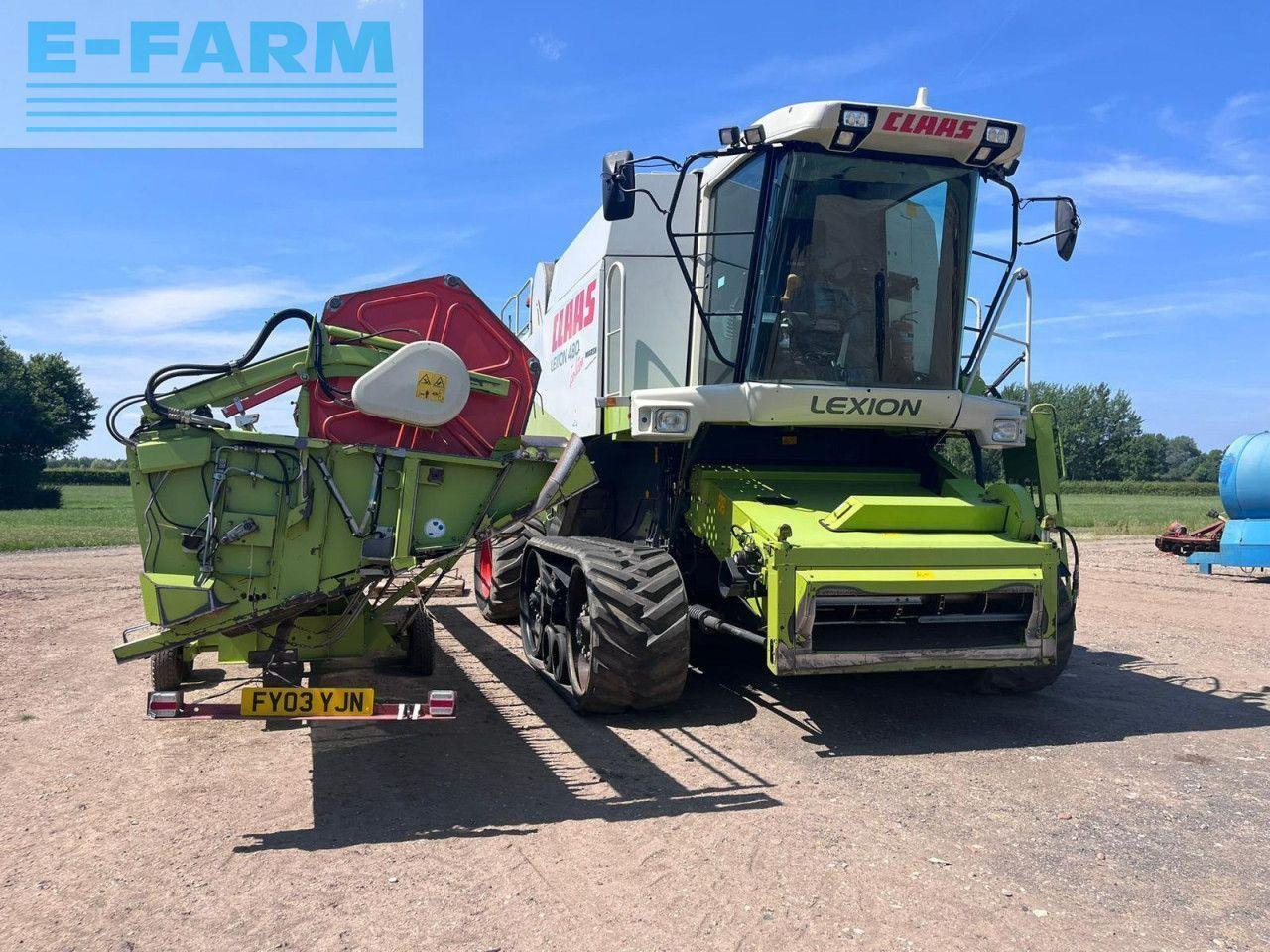 CLAAS LEXION 480 EVOLUTION TT - Combine harvester: picture 3 CLAAS LEXION 480 EVOLUTION TT - Combine harvester: picture 3