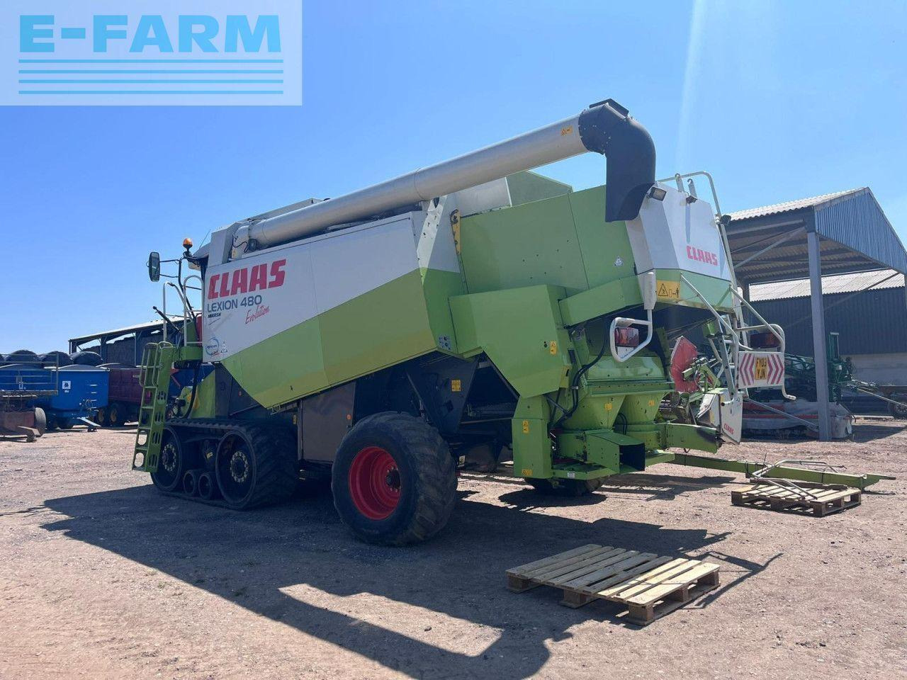 CLAAS LEXION 480 EVOLUTION TT - Combine harvester: picture 4 CLAAS LEXION 480 EVOLUTION TT - Combine harvester: picture 4