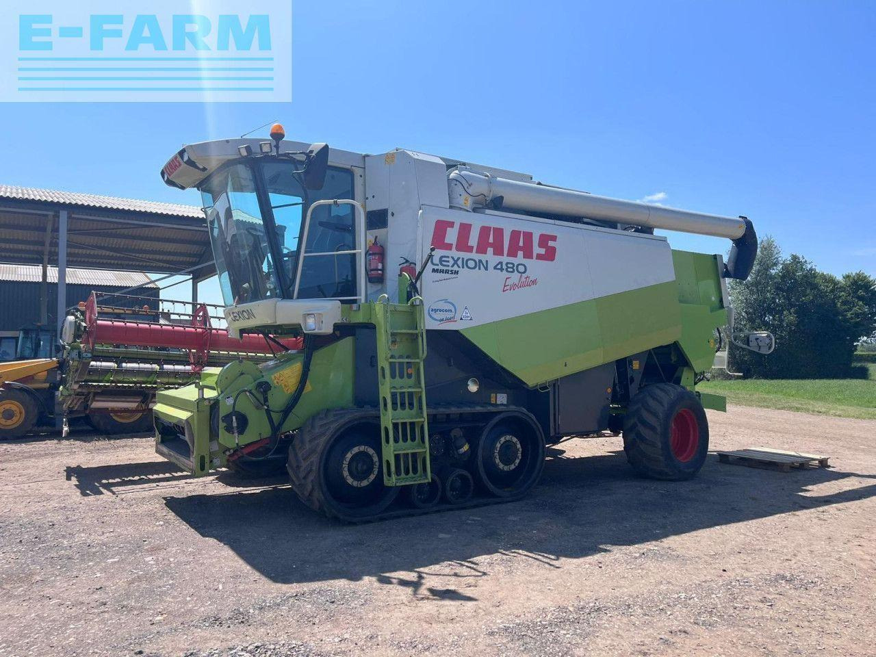 CLAAS LEXION 480 EVOLUTION TT - Combine harvester: picture 1 CLAAS LEXION 480 EVOLUTION TT - Combine harvester: picture 1