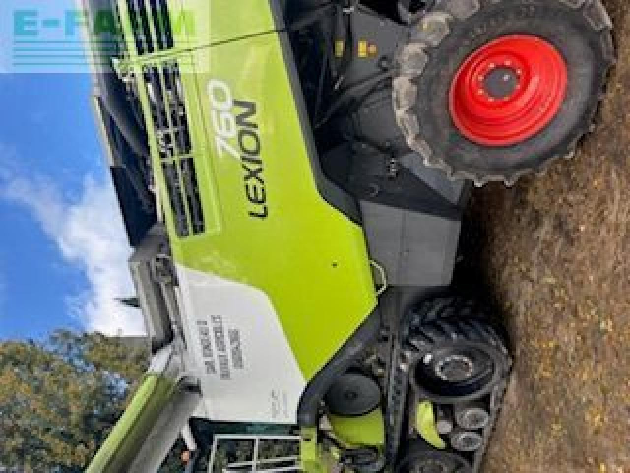 CLAAS LEXION 760 TTRAC T4i - Combine harvester: picture 1 CLAAS LEXION 760 TTRAC T4i - Combine harvester: picture 1