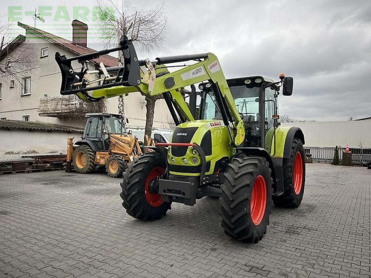 CLAAS ares 617 atz + claas fl120 ATZ - Farm tractor: picture 2 CLAAS ares 617 atz + claas fl120 ATZ - Farm tractor: picture 2