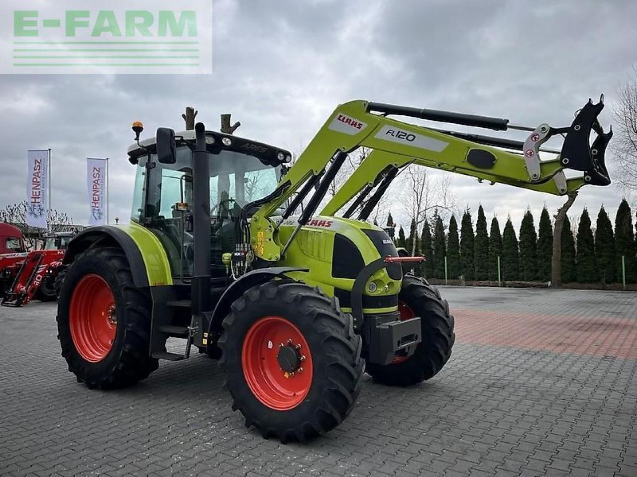CLAAS ares 617 atz + claas fl120 ATZ - Farm tractor: picture 4 CLAAS ares 617 atz + claas fl120 ATZ - Farm tractor: picture 4