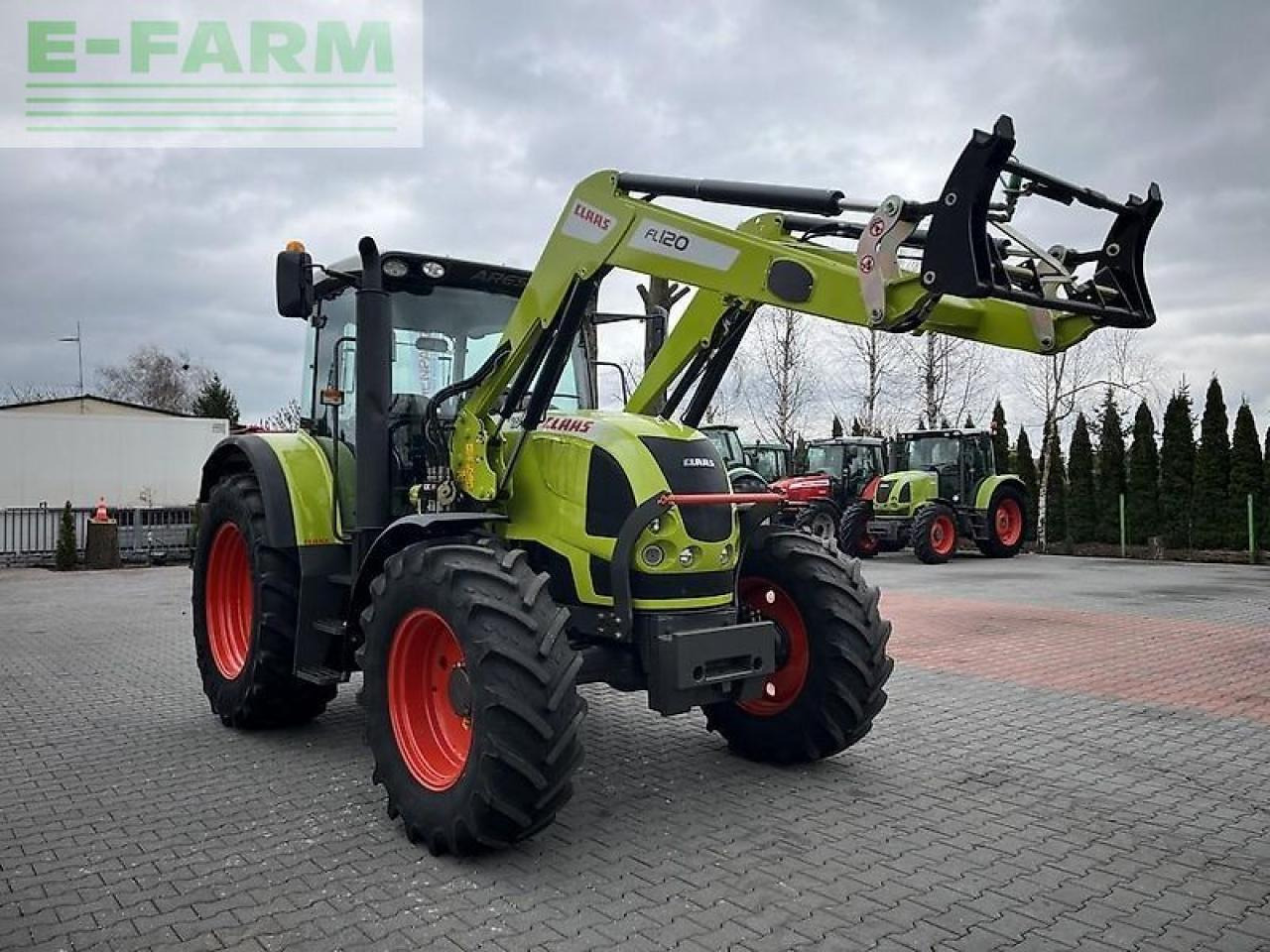 CLAAS ares 617 atz + claas fl120 ATZ - Farm tractor: picture 3 CLAAS ares 617 atz + claas fl120 ATZ - Farm tractor: picture 3