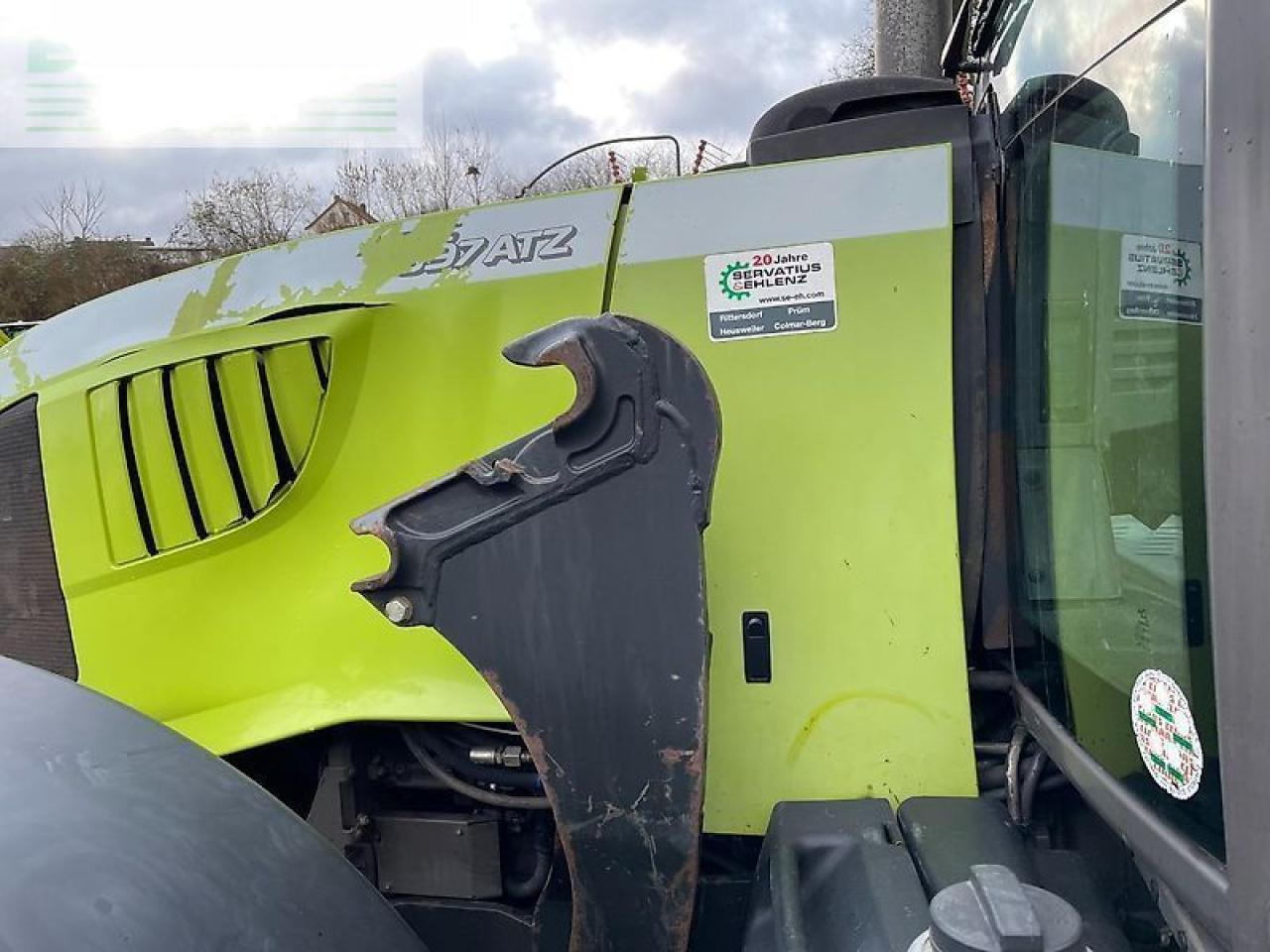 Farm tractor CLAAS ares 697 atz mit fronthydraulik und frontladerkonsolen stoll ATZ: picture 10