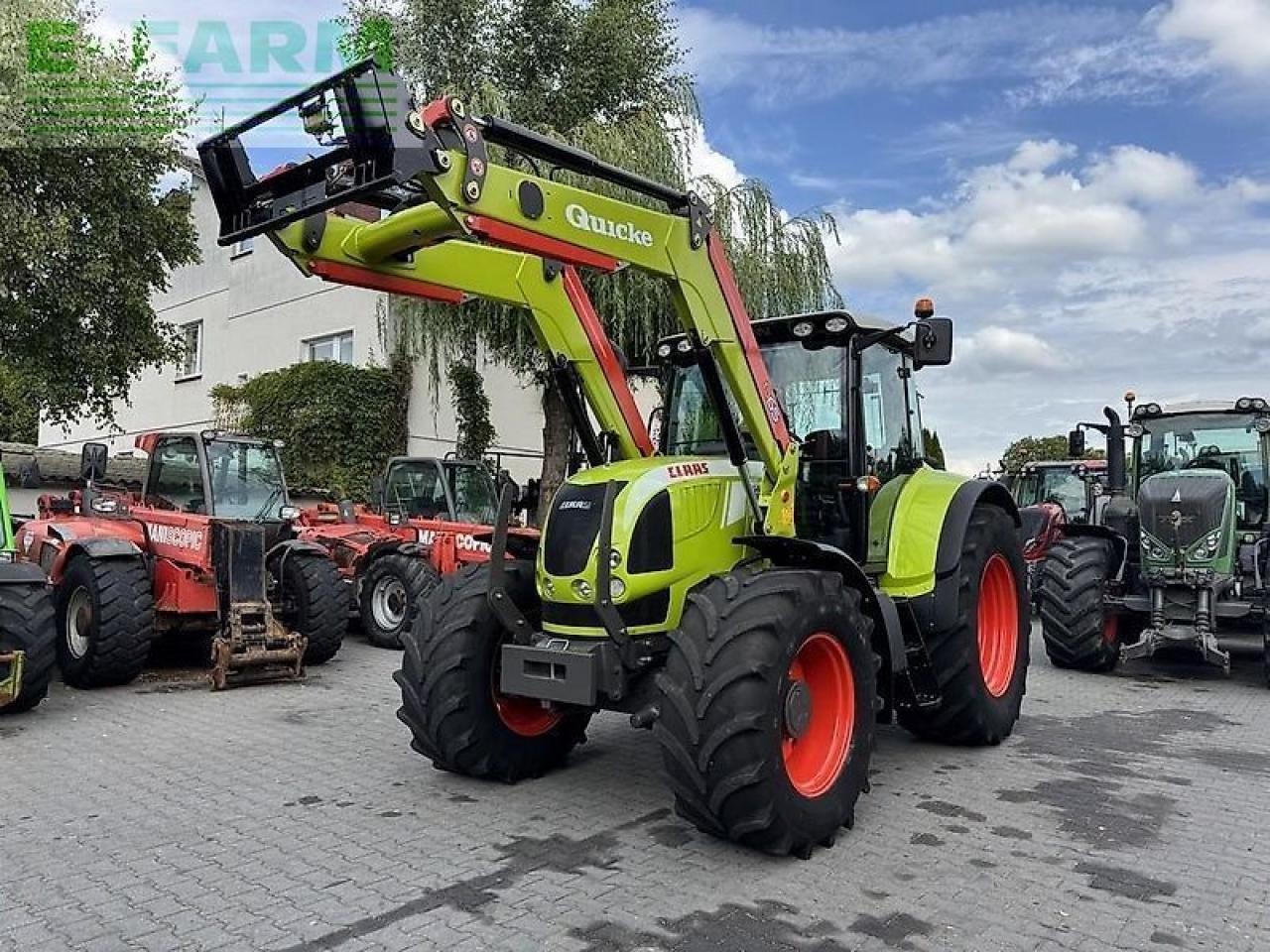 CLAAS arion 640 cis + quicke q65 CIS - Farm tractor: picture 1 CLAAS arion 640 cis + quicke q65 CIS - Farm tractor: picture 1