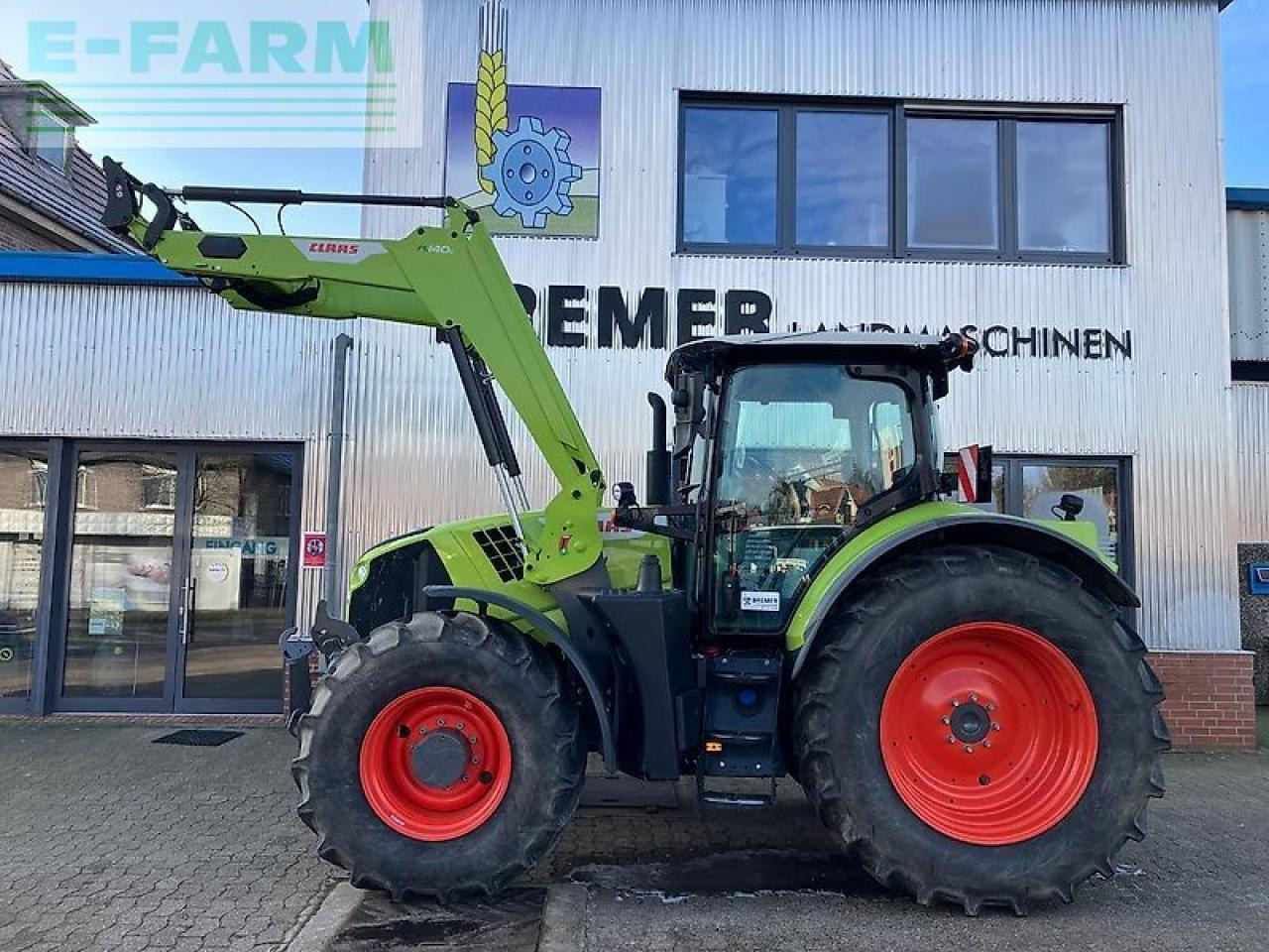 CLAAS arion 650 cis + fl140 CIS+ - Farm tractor: picture 1 CLAAS arion 650 cis + fl140 CIS+ - Farm tractor: picture 1